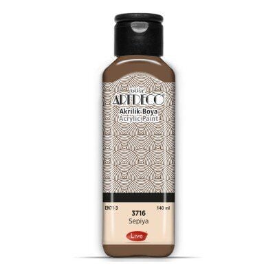 Artdeco Yeni Formül Akrilik Boya 140 ml 3716 Sepya
