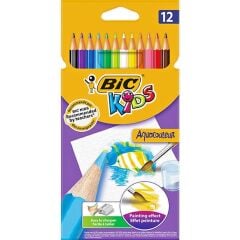 Bic Aquacouleur Kuru Sulu Boya 12 Renk