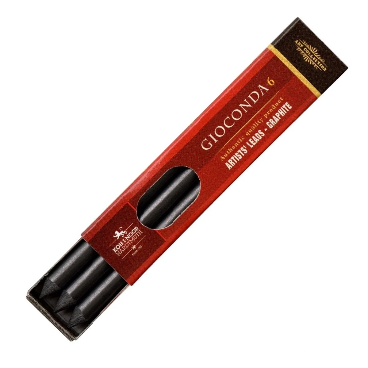 Koh-i Noor 80x5.6 mm Portmin Ucu 4B Graphite 6'lı Kutu