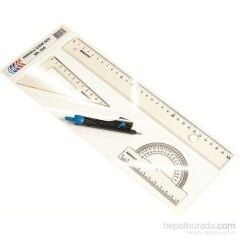 Trix Class Çizim Cetvel Seti 4lü