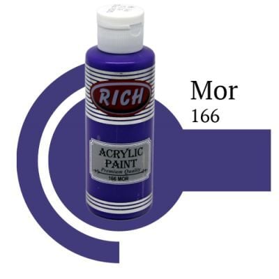 Rich Akrilik Ahşap Boya 166-Mor 120 cc