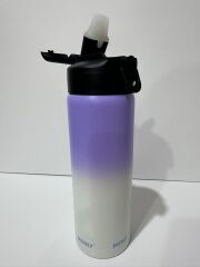 Bienly Degrade Paslanmaz Çelik Matara PİPETLİ 750ML LİLA - 304