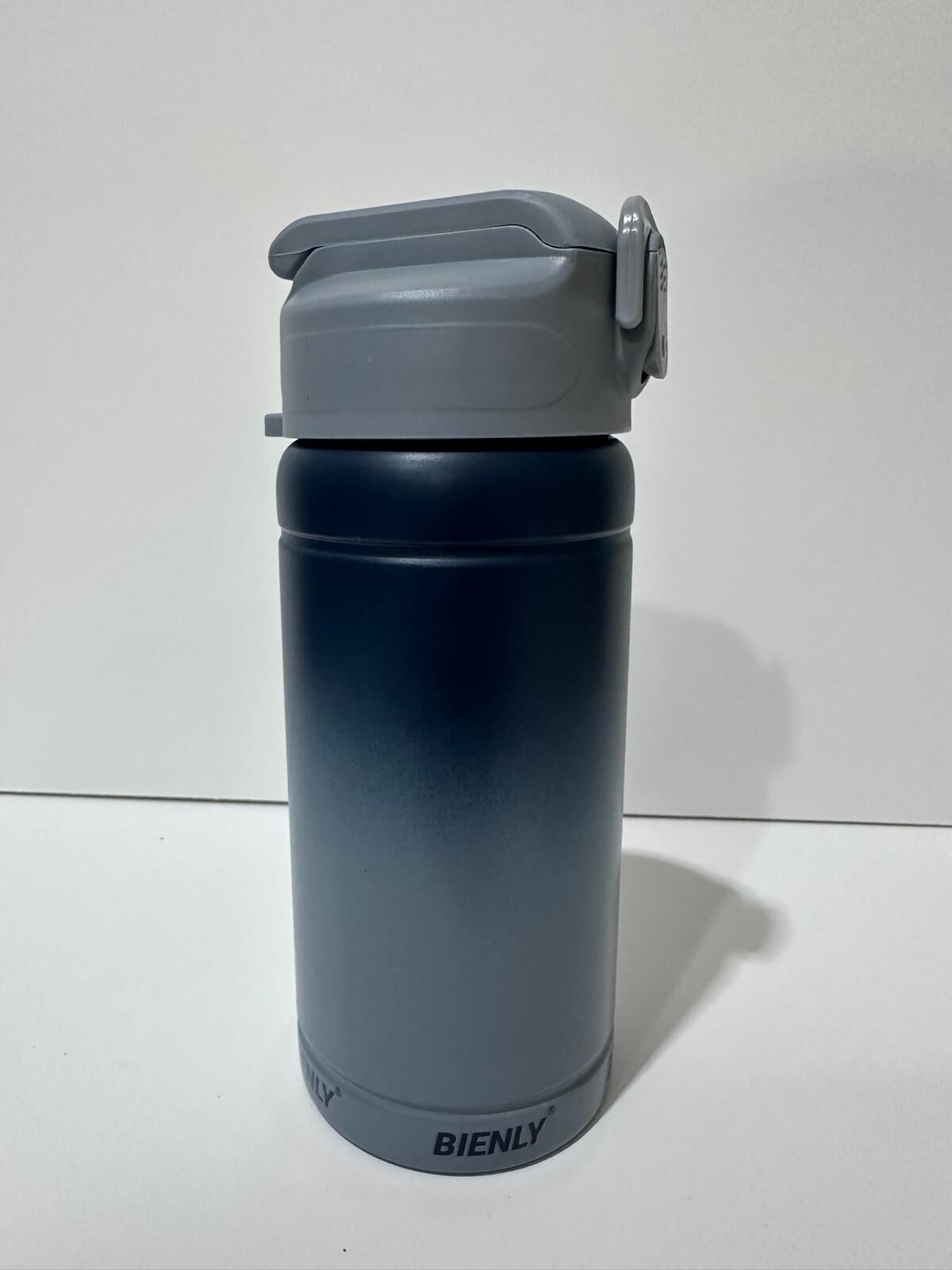 Bienly Degrade Paslanmaz Çelik Matara PİPETLİ 500ML SİYAH - 304