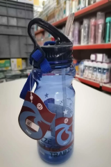TrabzonSpor Lisanslı Şeffaf Matara Pipetli TS 500ML