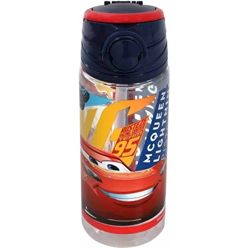 Ottonya Cars Lightning Mcqueen Şeffaf Suluk Matara 500ML