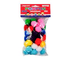 Bigpoint Ponpon 3 cm 10 Renk 50'li Poşet