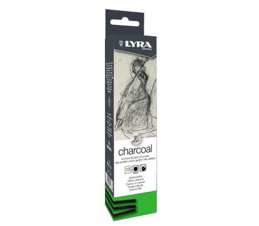 Lyra Charcoal Doğal Kömür Thin 15'li Kutu