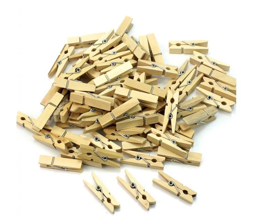 Südor Ahşap Naturel Mandal Büyük 2,5 cm 30'lu