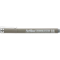 Artline Drawing System Teknik Çizim Kalemi Grey 0.6