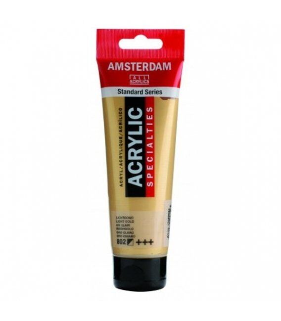 TALENS AMSTERDAM AKRİLİK BOYA 120 ML. 802 LİGHT GOLD (METALİK)
