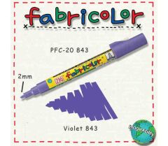 Zig Fabricolor Örtücü Kumaş Boyama Kalemi MOR