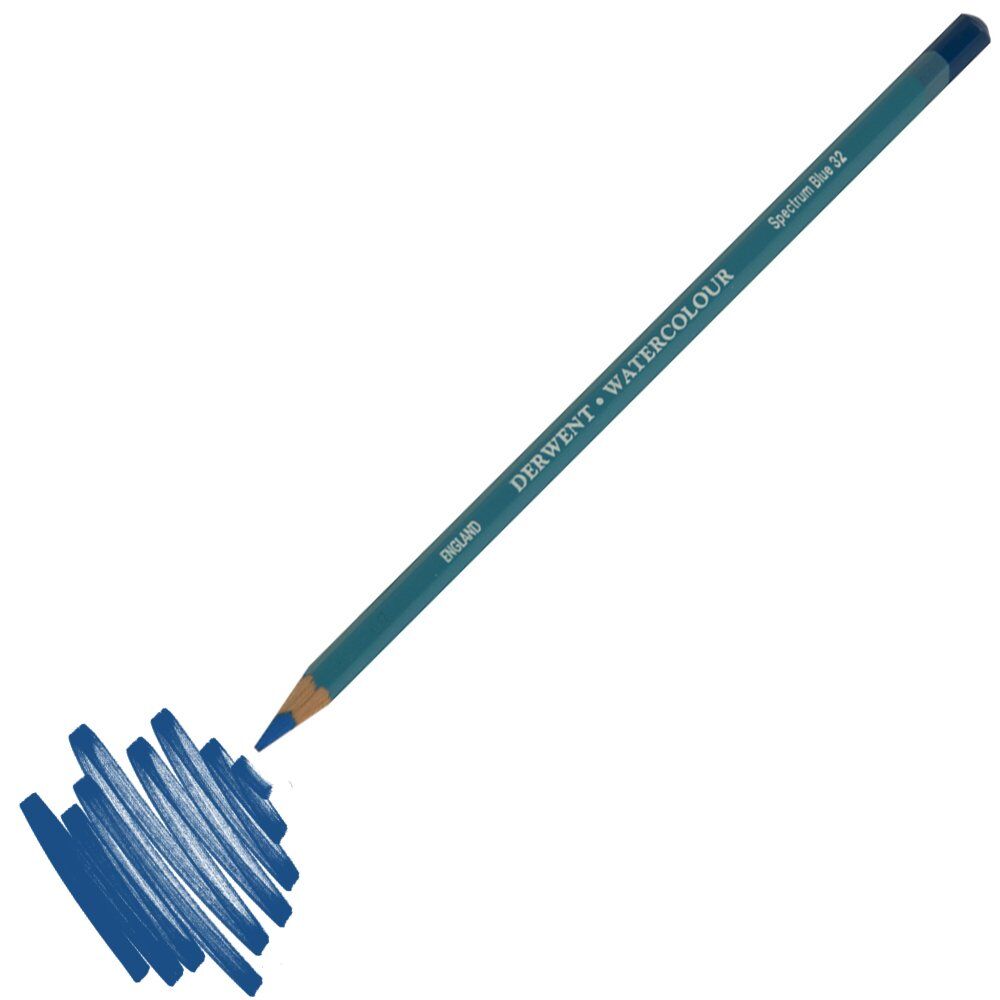 Derwent Watercolour Suluboya Kalemi 32 Spectrum Blue