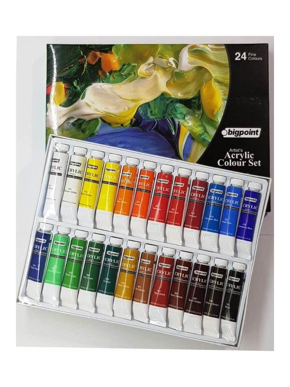 Bigpoint Akrilik Boya Seti 24 Renk 12 ml