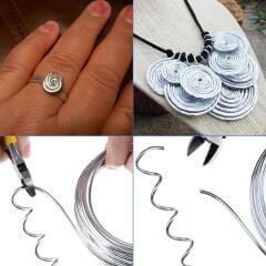 Alüminyum Tel 0.5 mm Kalınlık 6 Metre