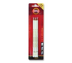 Koh-i Noor Gioconda White Coal Beyaz Kömür Füzen Kalem 3'lü Set