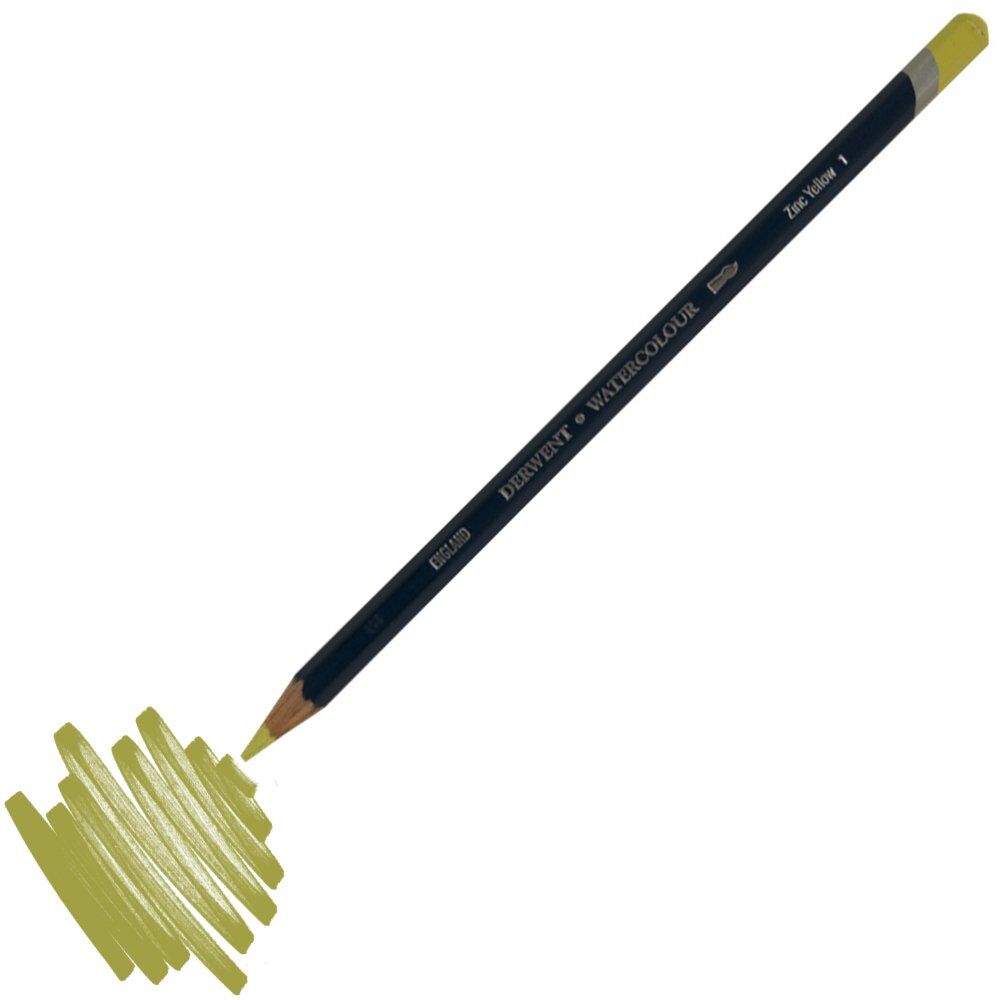 Derwent Watercolour Suluboya Kalemi 01 Zinc Yellow