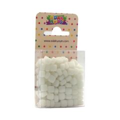 Mozaik Taşı 6x6mm 100 Adet Beyaz