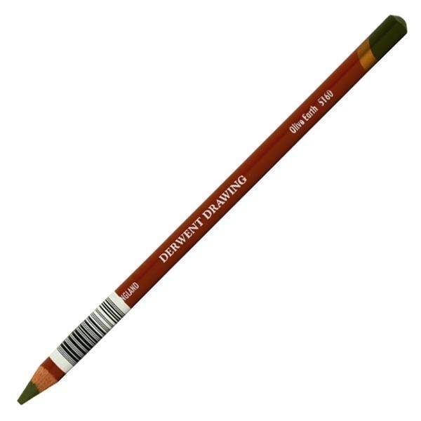 Derwent Drawing Pencil Renkli Çizim Kalemi 5160-Olive Earth