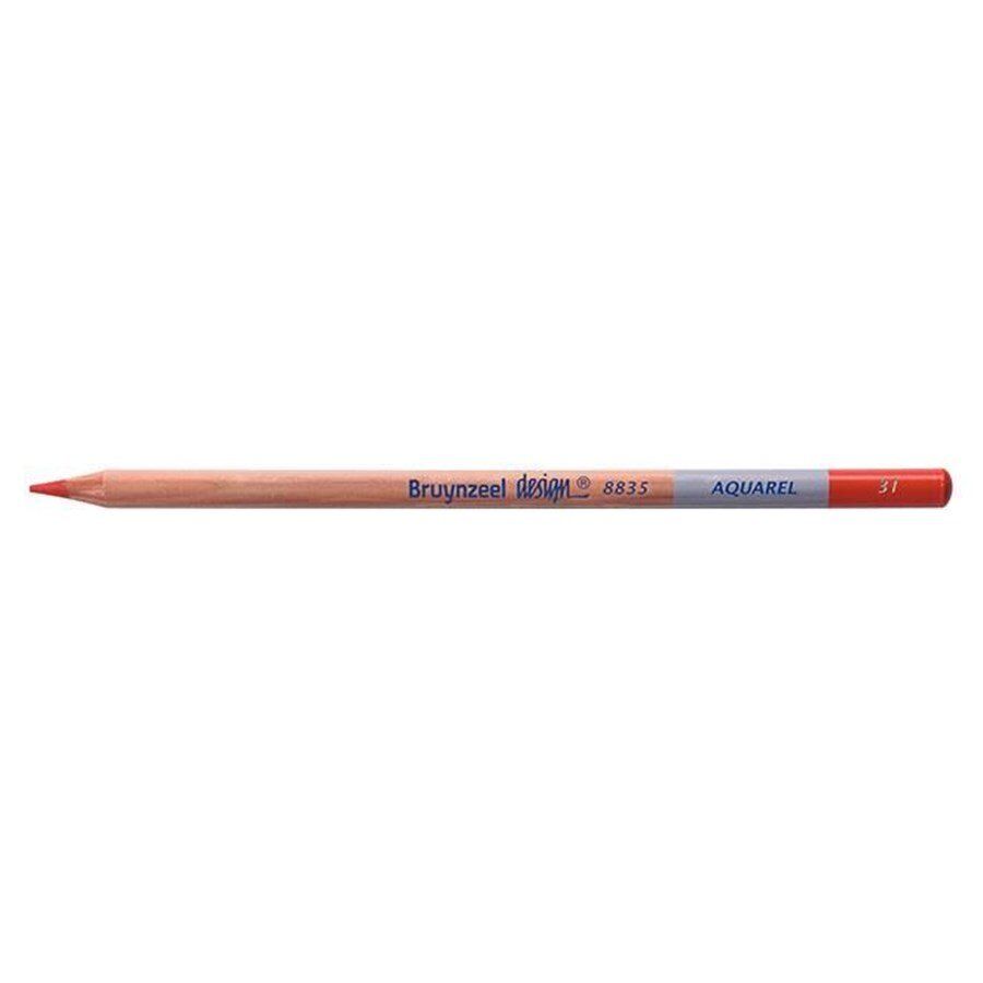 Bruynzeel Design Aquarell Sulu Boya Kalemi 31-Vermilion