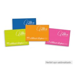 Gıpta Mica Tel Dikiş PP Kapak 17x24 32 Yaprak Resim Defteri