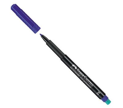 Faber Castell Multimark Permanent Asetat Kalemi 1.0 mm (M) Mavi