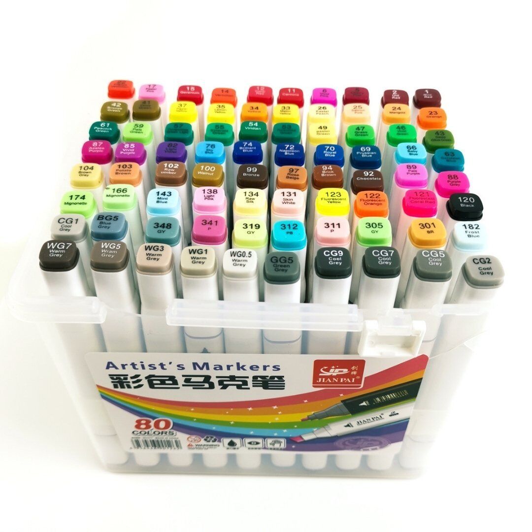 Silky Touch Marker Art 80 Adet Kutulu Kalem Seti