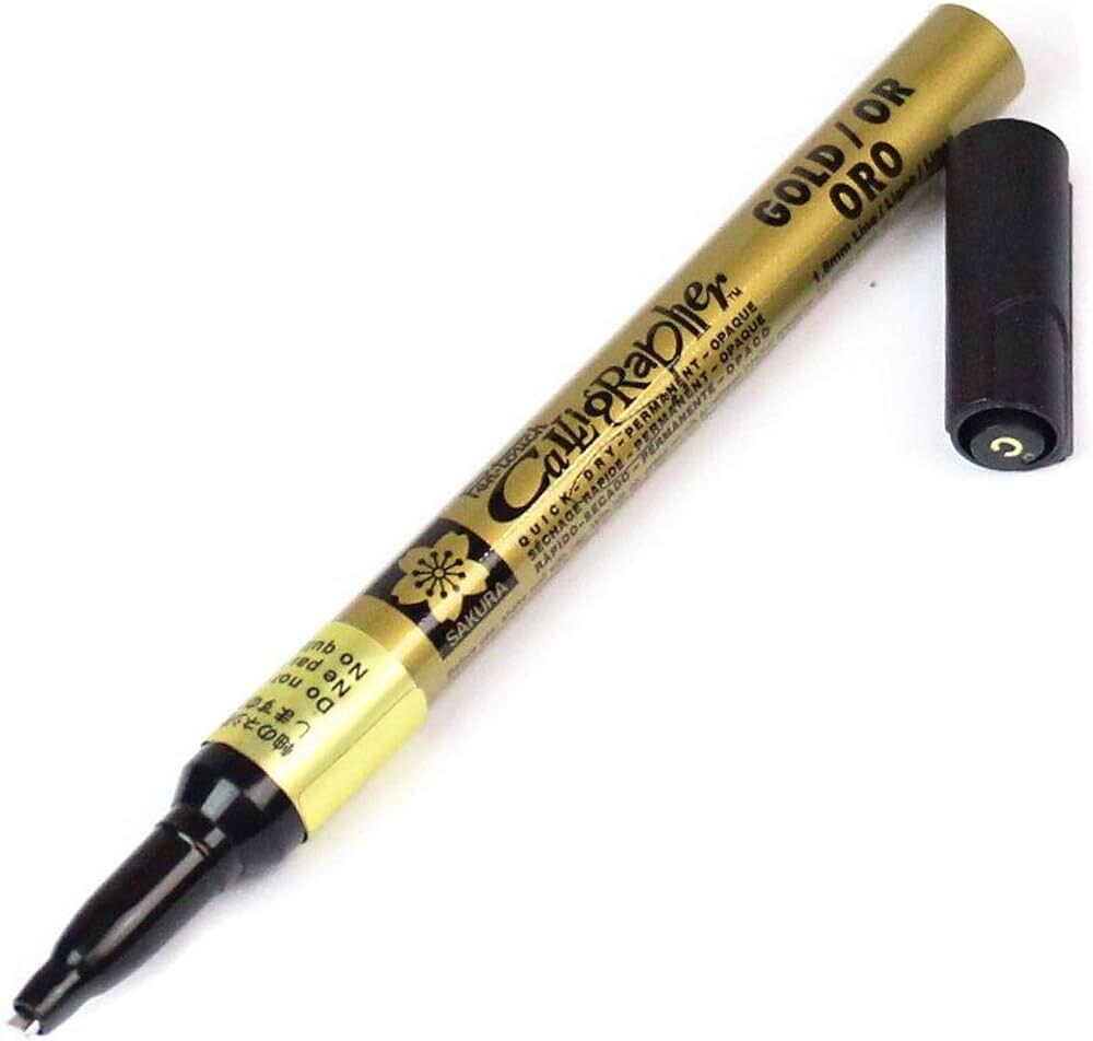 Sakura Pen-Touch Kaligrafi Kalemi 1.8mm Altın