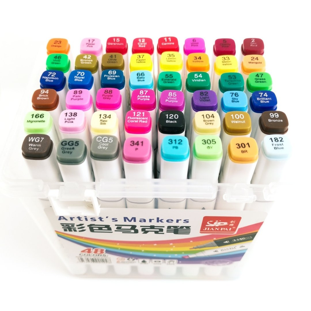 Silky Touch Marker Art 48 Adet Kutulu Kalem Seti