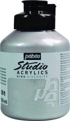 Pebeo Studio Akrilik Boya 500 ml 351 Iridescent Silver