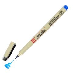 Sakura Pıgma Mıcron Teknik Çizim Kalemi Brush Mavi