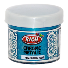 Rich Chrome Metalik Boya 1564-Bodrum Mavi 50 cc