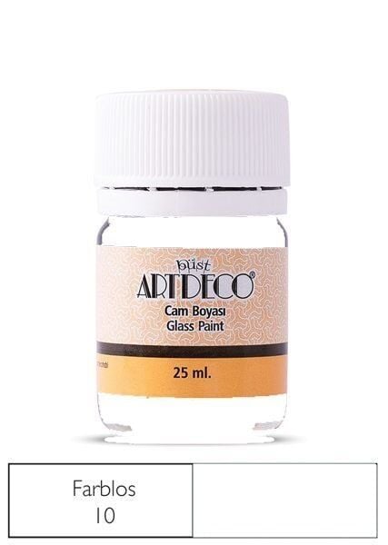 ARTDECO CAM VİTRAY BOYASI 25 ML. 10 FARBLOS (İNCELTİCİ)