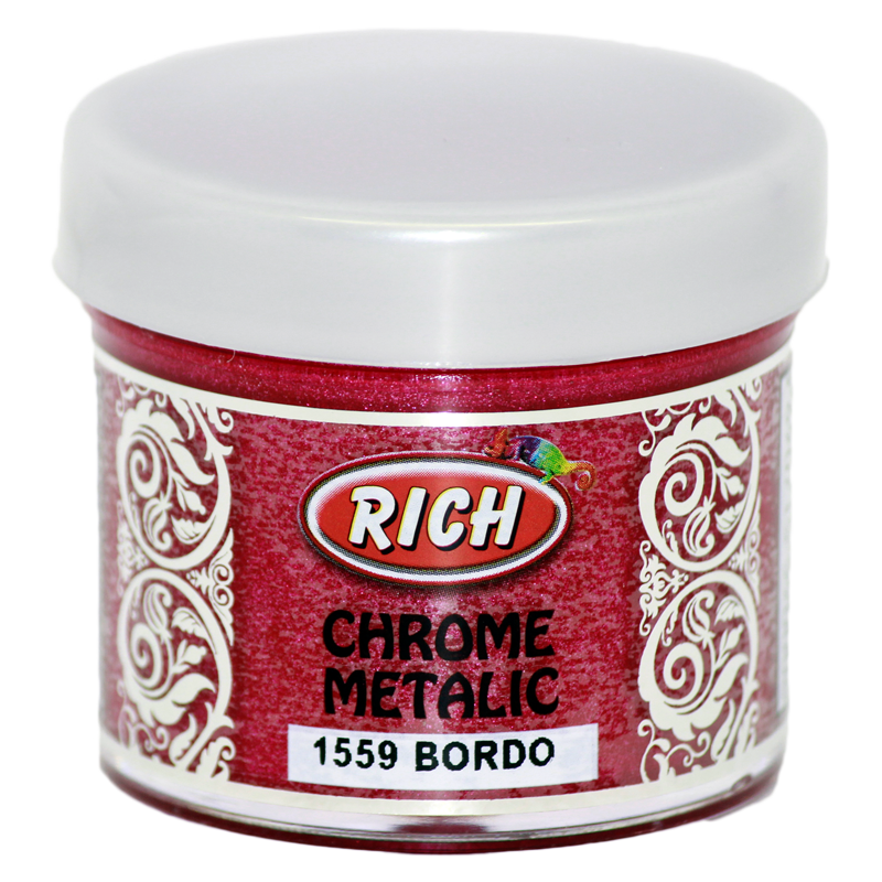 Rich Chrome Metalik Boya 1559-Bordo 50 cc