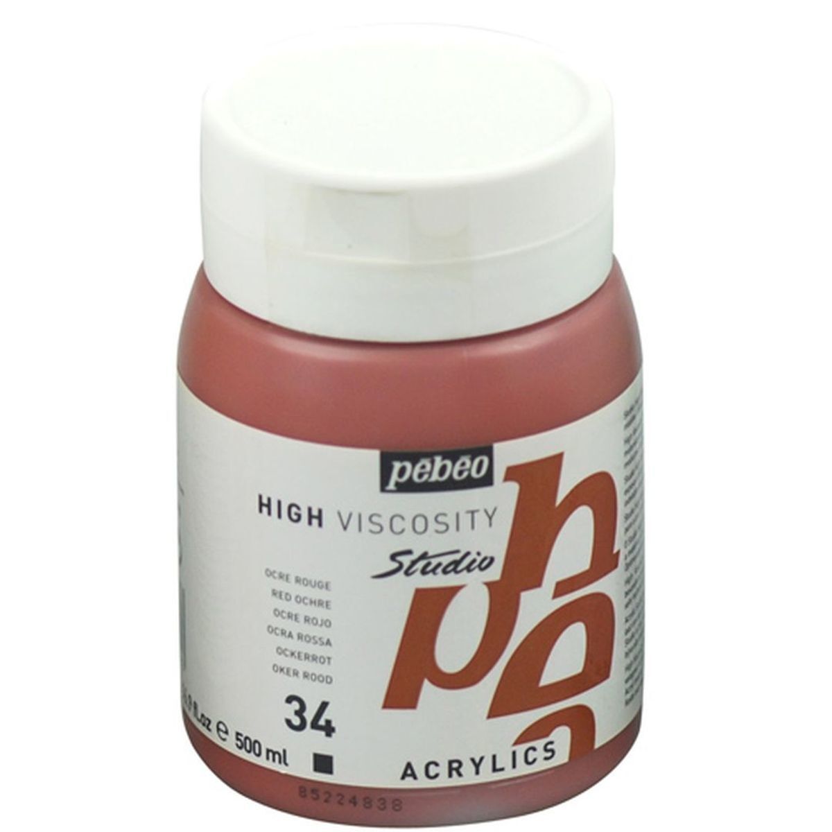 Pebeo Studio Akrilik Boya 500 ml 34 Red Ochre