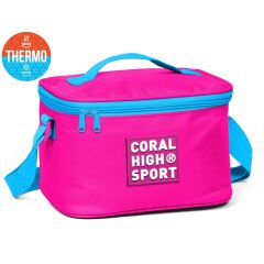 Coral High Sport Neon Pembe Mavi Thermo Beslenme Çantası 22819