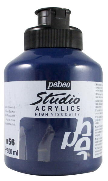 Pebeo Studio Akrilik Boya 500 ml 56 Prussian Blue Hue