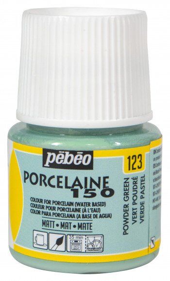 PEBEO PORCELAİNE 150 FIRINLANABİLİR PORSELEN BOYASI 123 POWDER GREEN