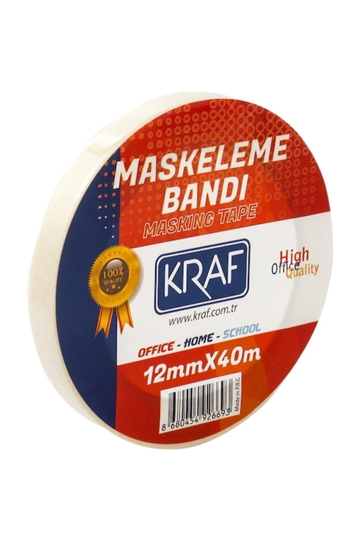 Kraf Maskeleme Bantı Kağıt Bant 12 mm 40 metre