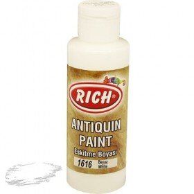Rich Eskitme Antiquin Boya 1616-Beyaz 120 ml