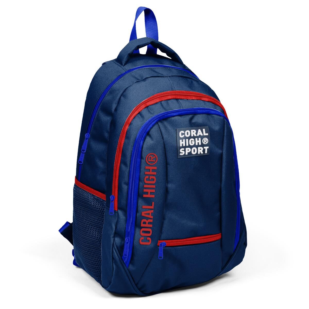 Coral High Sport Lacivert Kırmızı Dört Bölmeli Sırt Çantası 23454