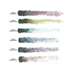 Zig Kuretake Gansai Tambi Graphite Colors Sulu Boya 6 Renk