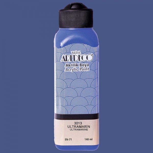 Artdeco Yeni Formül Akrilik Boya 140 ml 3013 Ultramarine