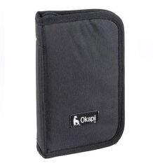 Okapi İçi Bölmeli Ve Lastikli Kalem Çantası Jean Okp-123 Siyah