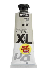 Pebeo Huile Fine XL 37ml. Yağlı Boya 58 Silver - Gümüş