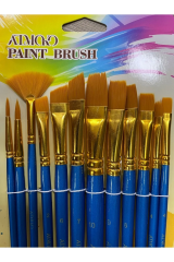 Art Design Sanatsal Sentetik Uçlu Fırça Seti 12li
