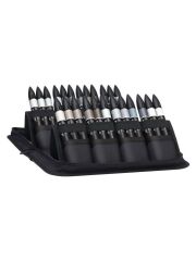 Winsor & Newton Promarker 24 Renk Siyah ve Gri Çantalı Set