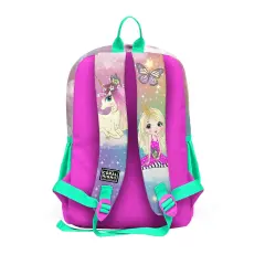 Coral High Kids Pembe Su Yeşili Unicornlu Kız Desenli 3’lü Okul Çanta Seti SET0123733
