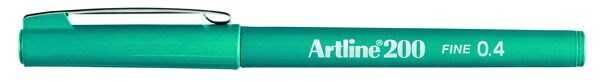 Artline 200 Fineliner 0.4mm İnce Uçlu Yazı ve Çizim Kalemi KOYU YEŞİL