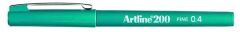 Artline 200 Fineliner 0.4mm İnce Uçlu Yazı ve Çizim Kalemi KOYU YEŞİL