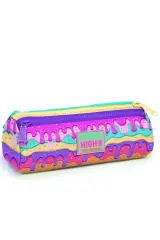 Coral High Kids Pembe Rengarenk Dondurma Desenli 3’lü Okul Çanta Seti SET0123731